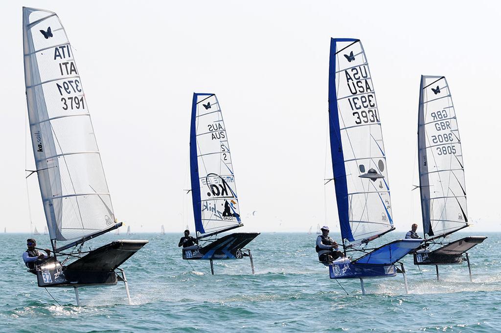 2012 Zhik Nautica Moth World fleet   © Renzo Domini